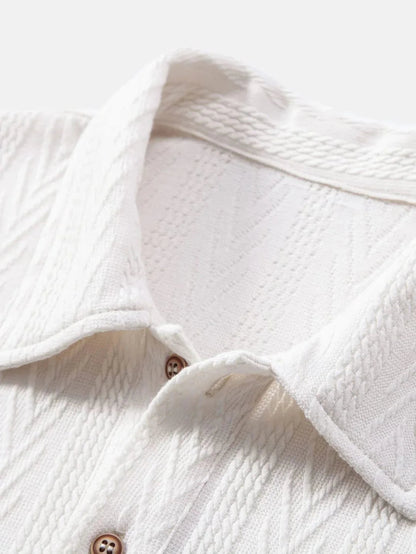 Edouard｜Beige Polohemd für Männer