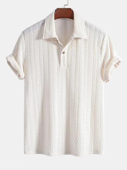 Edouard｜Beige Polohemd für Männer