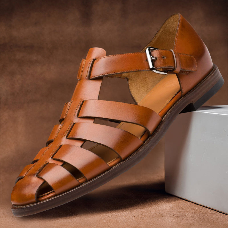 Modische Sommersandalen aus Leder  - Chlodwig