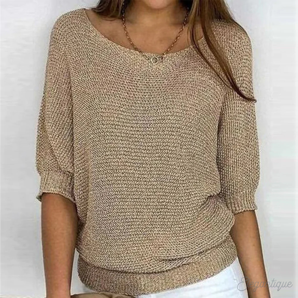 Eleganter und bequemer Willemijn-Pullover