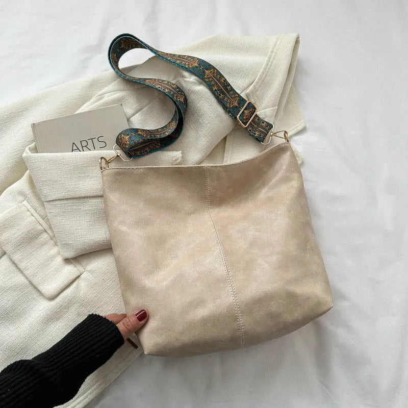 Vintage Leder Umhängetasche für Frauen - Kelsey