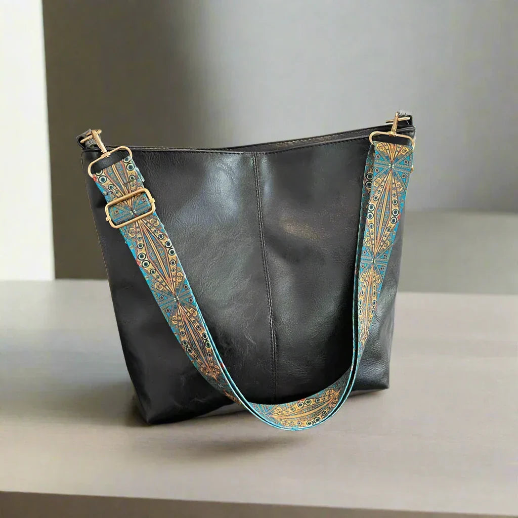 Vintage Leder Umhängetasche für Frauen - Kelsey